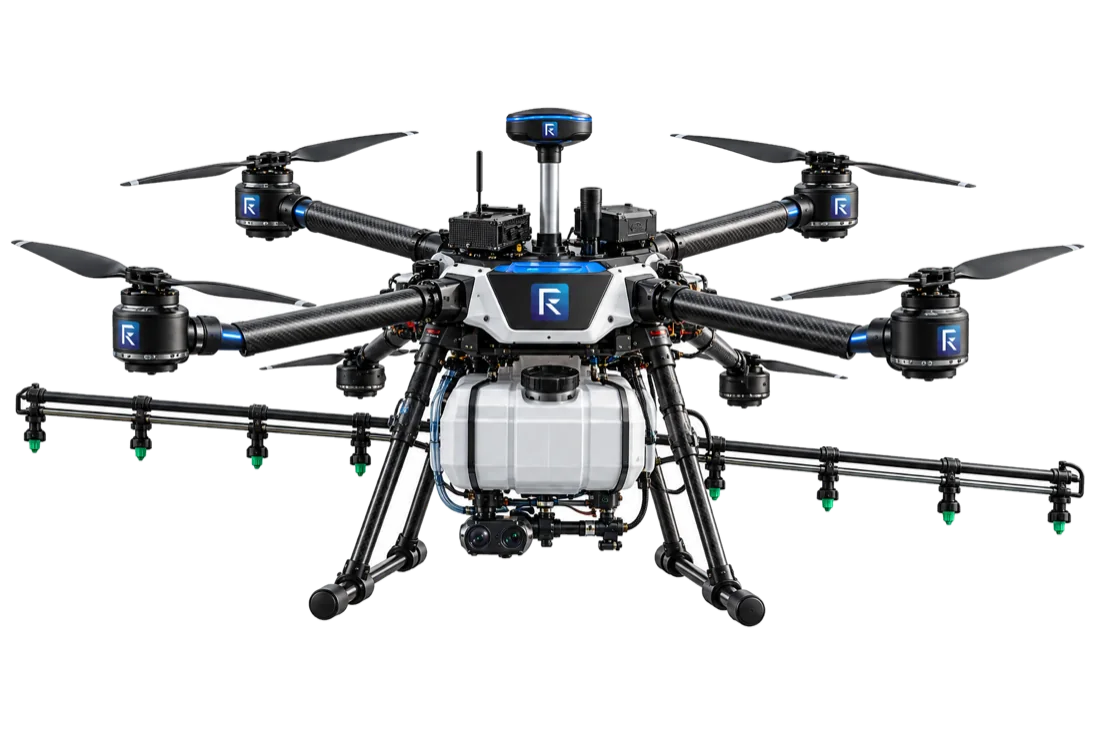 Ryo Forge autonomous agricultural drone, in development in our lab